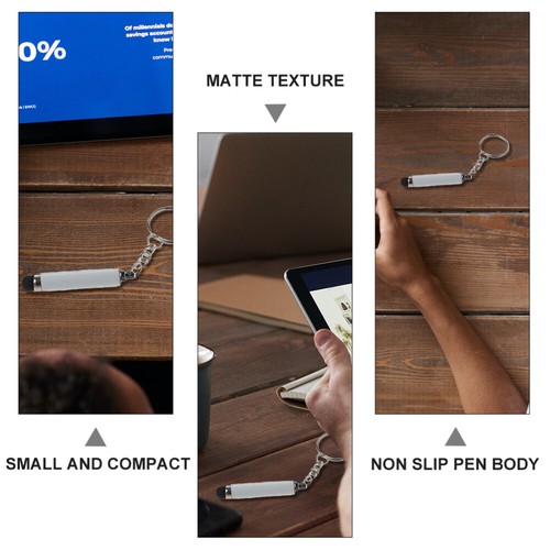 5pcs Keychain Stylus Pens Capacitive Touch Screen Styluses (Assorted Color) - 第 12/12 張圖片