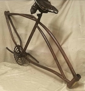 Vintage-1950-039-s-Murray-Bicycle-Frame-Rustic-Decor-Early-Murray-Cleveland-Ohio