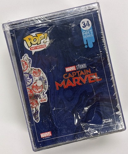 Funko Pop #34 Captain Marvel SEALED w/ Case & #660 Zombie Mysterio **NEW** - Picture 6 of 10