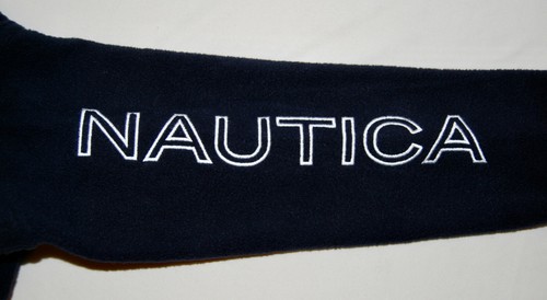 NWT Nautica Little Boys Navy Blue Logo Fleece Hooded Zipper LS Jacket sz 6 READ - Picture 6 of 12