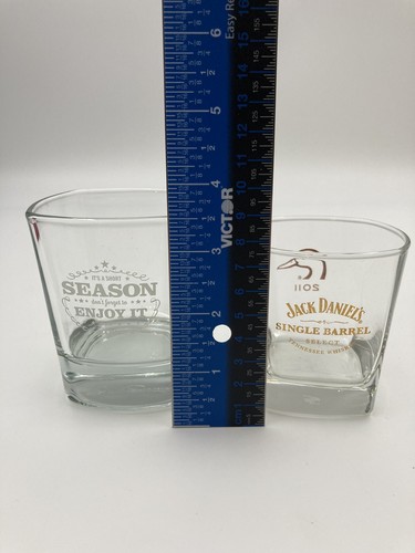Set Occhiali Jack Daniel's Rocks SINGOLO BARILE Ducks Non Mtd & It's A Short Season - Foto 6 di 8