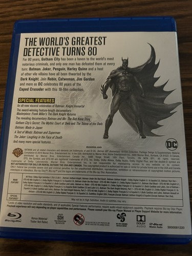 Batman 80th Anniversary animierte 18-Film-Sammlung Blu-ray gebraucht - Bild 5 von 6