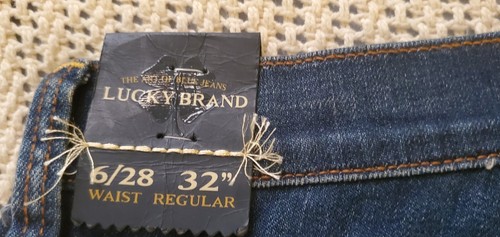 Lucky Brand Sofia Stivali Jeans Denim Blu Scuro, Donna 6/28 R (29X32) - Foto 4 di 6