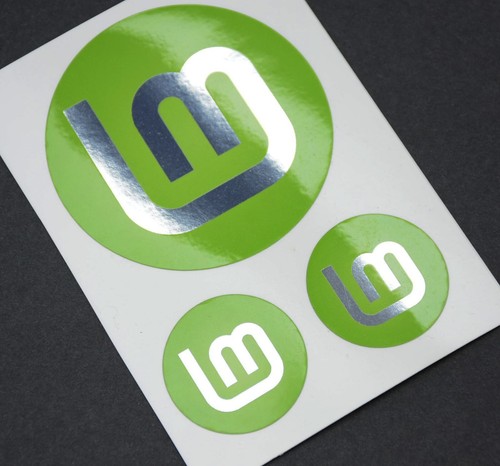 Linux Stickers Emblems Badge Logo Linux Decal Distro Mirrored Finish 3 Pack - Picture 28 of 45