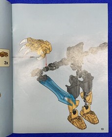 Lego Chima 70200 2013 Chi Laval  INSTRUCTION MANUAL ONLY Slight Tear on Spine