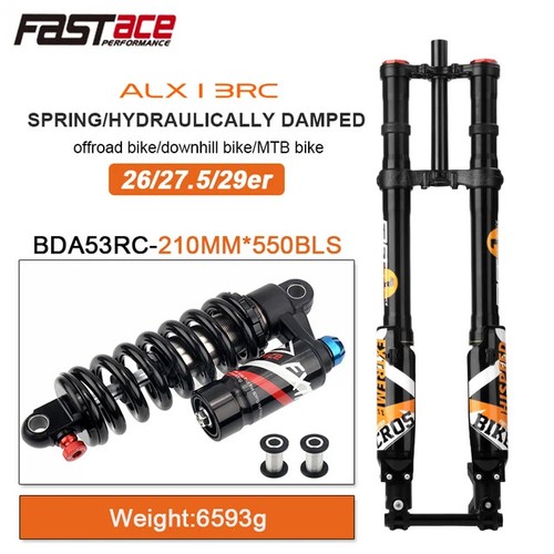 Electric Dirt Bike Fork 26/27.5/29 Inch Hydraulic Suspension Inverted Forks - Picture 27 of 35