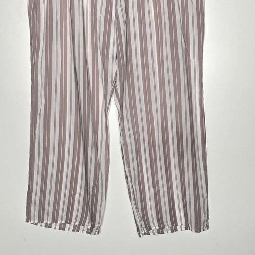 Pantalón pijama salón a rayas Hanro of Switzerland para mujer talla grande - Imagen 6 de 8