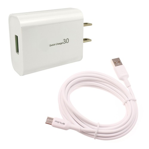 18W Schnell Heim Ladegerät 6 Fuß Lang USB-C Kabel Typ-C Kabel USB Wand für Smartphones