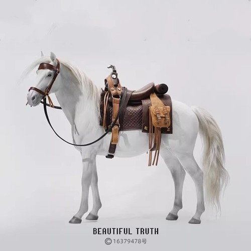 1/6 Horse Animal Model Figure w/ Saddle GK Scene Model Toy No characters Collect - Picture 15 of 17