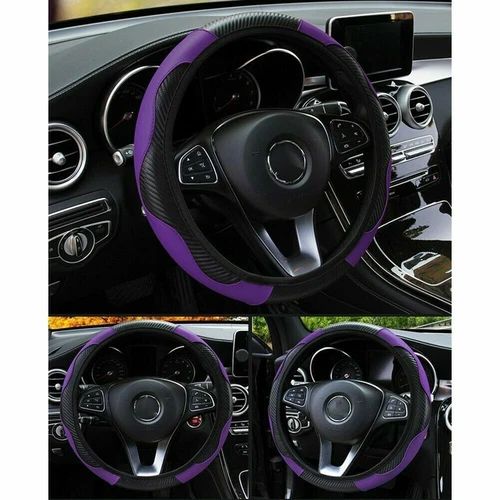 Auto Lenkradbezug Lenkradschoner Lenkradhülle Leder Ø 37-38/ 15" - Bild 12 von 12