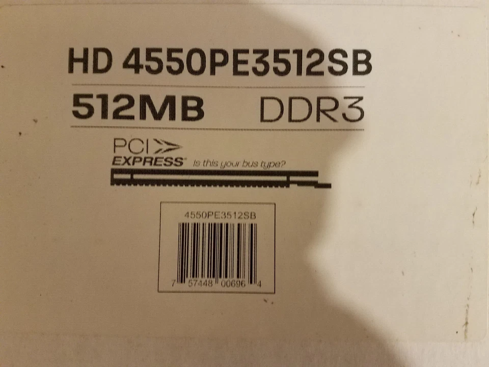 ATI Radeon HD 4550 PE 512MB GDDR3 PCIE DVI HDMI VGA Video Card 288-6E106-102BD - Image 3 of 3