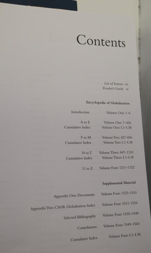 Enzyklopädie der Globalisierung von Jan Aart Scholte (2006, Hardcover) 4-Band-Set - Bild 7 von 8