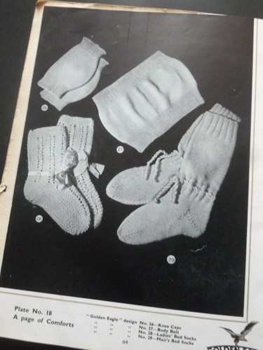 GOLDEN EAGLE KNITWEAR (1930's pattern book) - Vintage Knitting Patterns - Picture 21 of 24