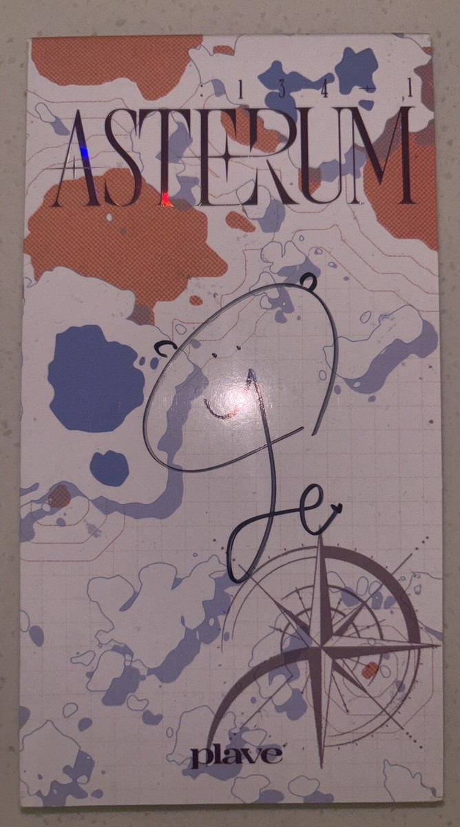 PLAVE [ASTERUM : 134-1] Yejun Autographed Signed Album | eBay