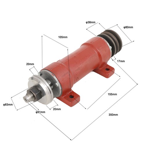 Woodworking Saw Machine Shaft Assembly Spindle High Speed Silent Saw Shaft 380V - Picture 14 of 25