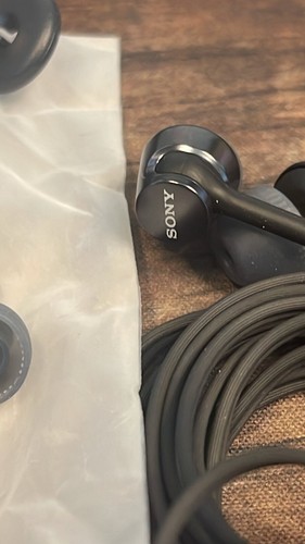 AURICULARES MANOS LIBRES SONY MDR-EX155AP CON CABLE. Caja abierta. Nunca usado - Imagen 5 de 7