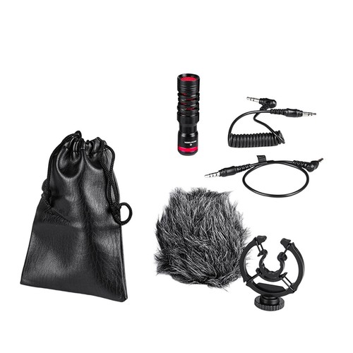 Camera Microphone with Carring Bag with Shock Mount Camera Mic for Tablets - Picture 8 of 9