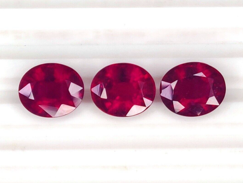 12x10mm 1 Pc Natural Ruby Top Quality Oval Shape Precious Loose Jewelry Gemstone - Picture 3 of 6