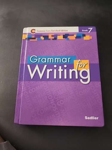 Grammar for Writing - Common Core Enriched Edition - Grade 7 (Sadlier) Excellent