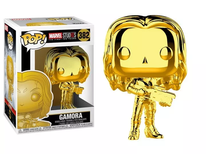 Funko Pop Gamora Gold Chrome 382 Marvel Studios