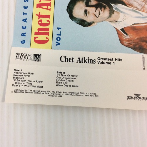 Chet Atkins Greatest Hits Vol 1  Music Cassette Tape  - Picture 8 of 12