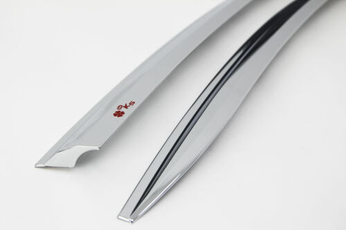 Autoclover Chrome weather shields 4p for 06/2010 ~ 08/2015 All New KIA Optima - Picture 4 of 10