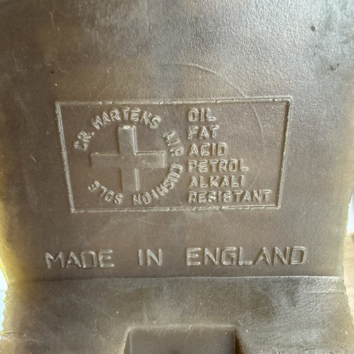 Botas de cuero marrón Dr. Martens 1460 hechas en Inglaterra para mujer talla 10 EE. UU. 8 UK - Imagen 8 de 12