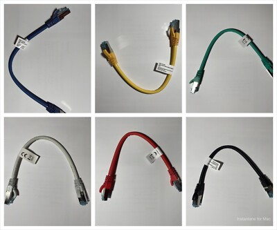 Cat 6 Patchkabel Cat 6a LAN RJ45 S/FTP  10Gbit 0,25m - 30m Netzwerkkabel Kat 6