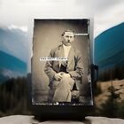 Authentic: Wyatt Earp Tintype Photo. 81% Face Recognition. Confident Pose.