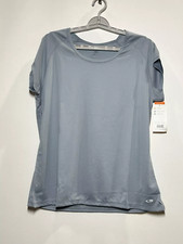 C9 Champion Women's Duo Dry Athletic Scoop Neck Semi-Fit T-Shirt - Quartz Gray S