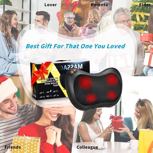 Back Massager, Shiatsu Neck Massager with Heat, Electric Back Massager for Shoul - Picture 7 of 12
