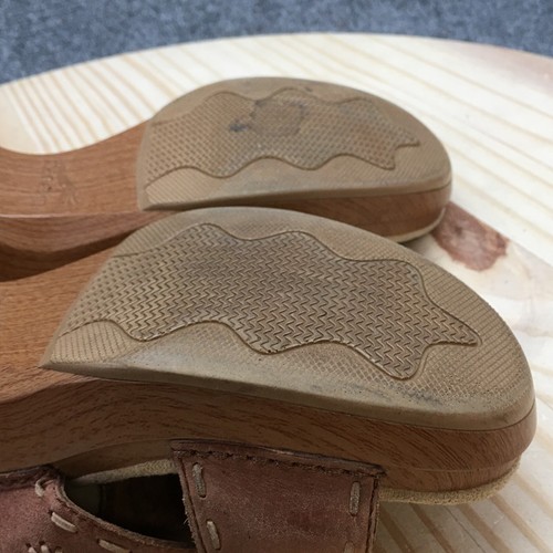 Dansko Sandals Womens 41 Sunny Casual Comfort Slip On Wedge Slide Brown Leather - Picture 15 of 18