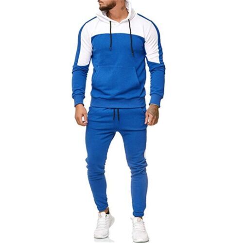 1x Herren Fleece Jogging Set, weicher Jogginganzug Freizeit Hoodie Hose Sweatshirt Set - Bild 25 von 28