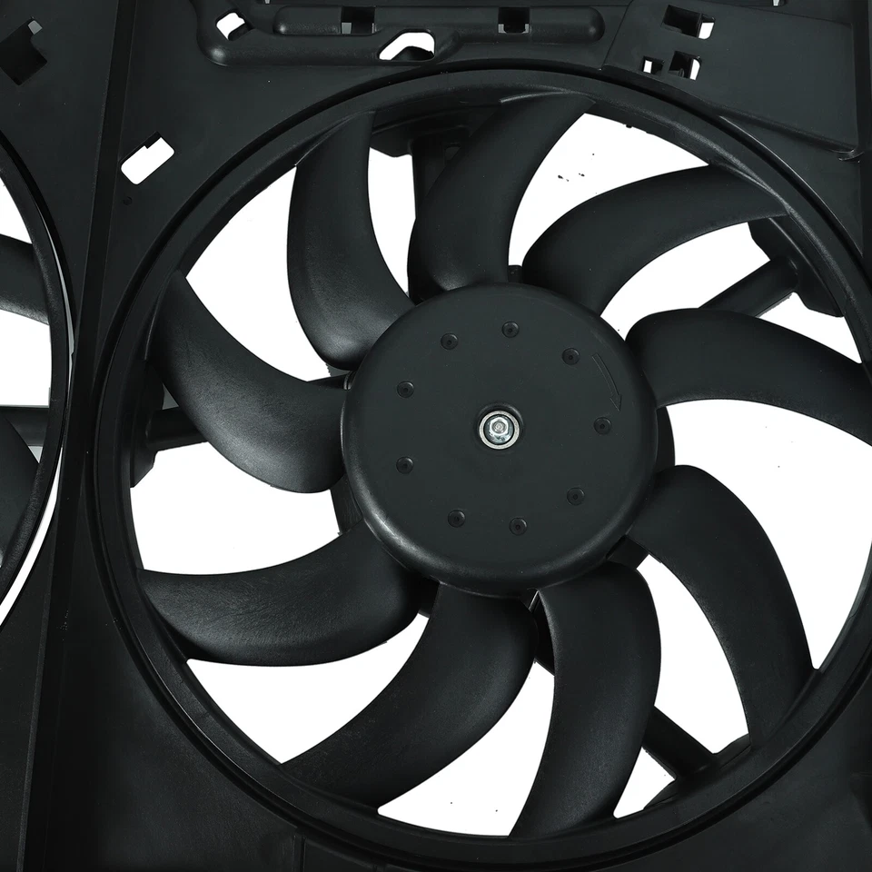 Engine Dual Radiator Condenser Cooling Fan For 2009-17 Audi A4 A5 S4 Q5 Quattro - Imagem 3 de 4