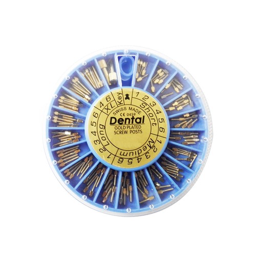 120PCS Dental Screw Post Gold/Silver Plated Titanium Kit Conical Root Canal Pins - Picture 5 of 37