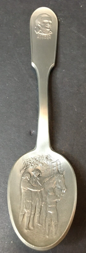 Franklin Mint Revolutionary War Hero Caesar Rodney Collectible Spoon Pewter - Picture 7 of 11