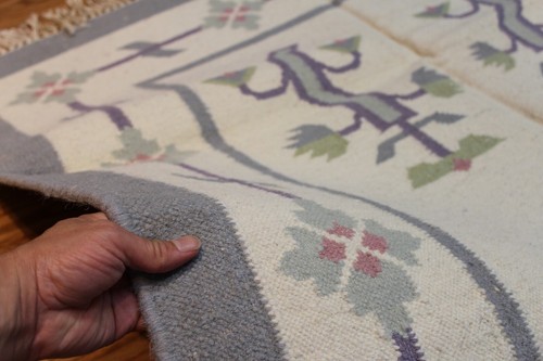 4' x 6' Handgeknüpfter Teppich Handgewebter Teppich AUSVERKAUFSPREIS - Bild 9 von 9