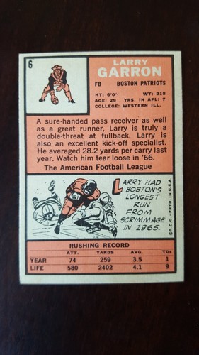1966 Topps football cards #1 to #65, complete your set - Picture 15 of 203