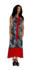 SALE! S Vtg 80s Evolution Floral Paisley Deep V Polka Dot Ascot Midi Maxi Dress