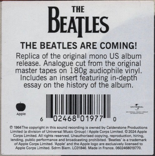 The Beatles - A Hard Day's Night OST LP - Vinyl Album SEALED NEW REISSUE RECORD - Picture 2 of 2