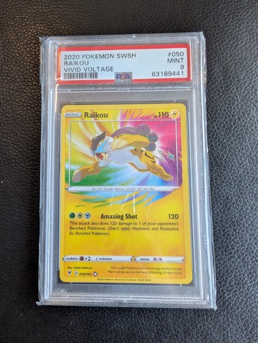 Raikou - 050/185 Vivid Voltage - PSA 9 - 63189441