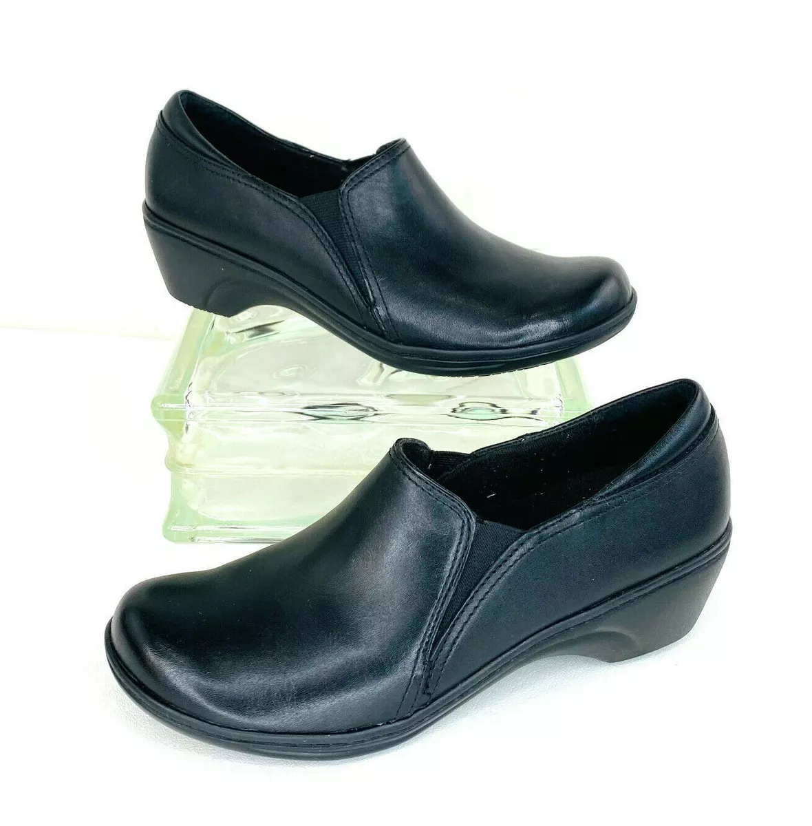Clarks grasp chime black deals