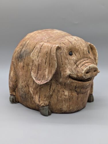 Spring Shop Large Resin Pig Hog Garden Yard Statue Outdoor Décor Decoration - Picture 11 of 13