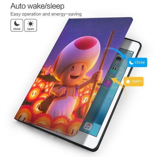 Super Mario Bros Auto Wake/Sleep Smart Cover Stand TPU for iPad 7/8/9th Air3 Pro - Picture 41 of 44