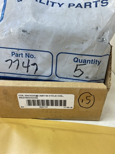 Westinghouse 505C633G02 Magnetic Coil 220/208V, 60Hz - Bild 6 von 6