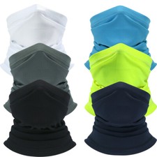 UV Protection Neck Gaiter Tube Face Mask Scarf Windproof Breathable Bandana US