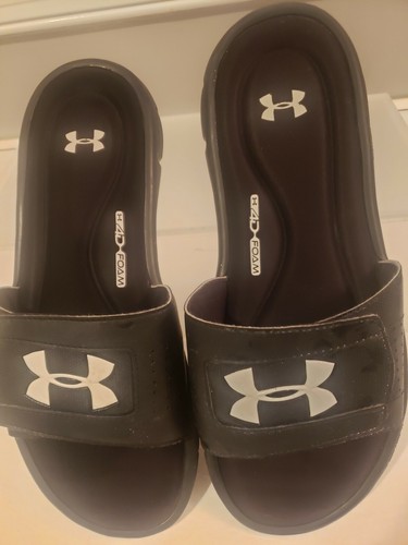 Sandali Under Armour da uomo Ignite V SL in schiuma nero bianco 9 - Foto 7 di 12