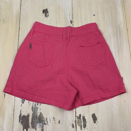 GITANO - Vtg 80s-90s Pink Pleated High Waist Mom Jean Shorts, Womens 16 30 Waist - Picture 7 of 10