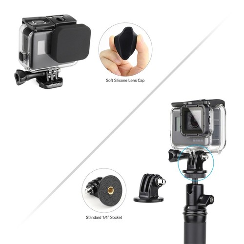 45M Underwater Waterproof Housing Case Diving Filter for GoPro Hero 5 6 7 Black - Picture 8 of 9