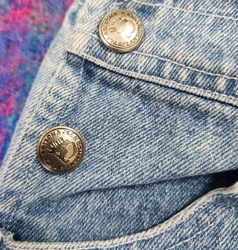Vintage Kids 3T Little Arizona Jean Co Original Bib Overall Shorts - Picture 5 of 6